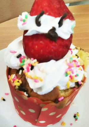 カップケーキDEサンタ-レシピのメイン写真