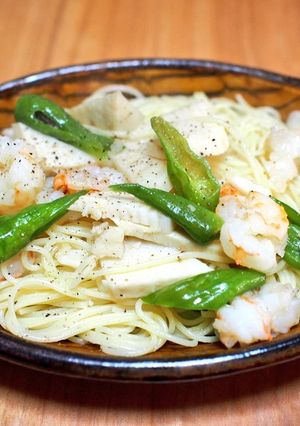 エビとたけのこのパスタ-レシピのメイン写真