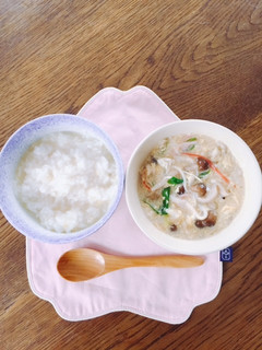 きのこのあんかけ雑炊-レシピのメイン写真