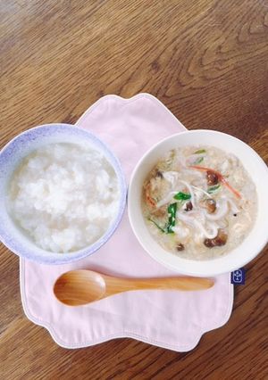 きのこのあんかけ雑炊-レシピのメイン写真