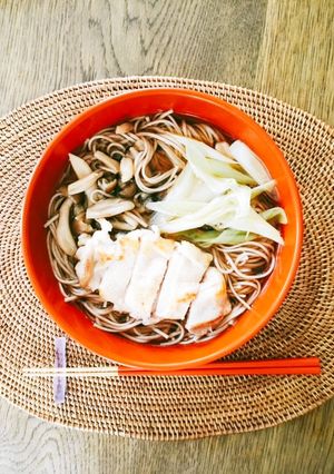 きのこ香る年越しそば-レシピのメイン写真