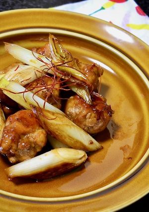 豚こまボールとネギの照り焼き-レシピのメイン写真