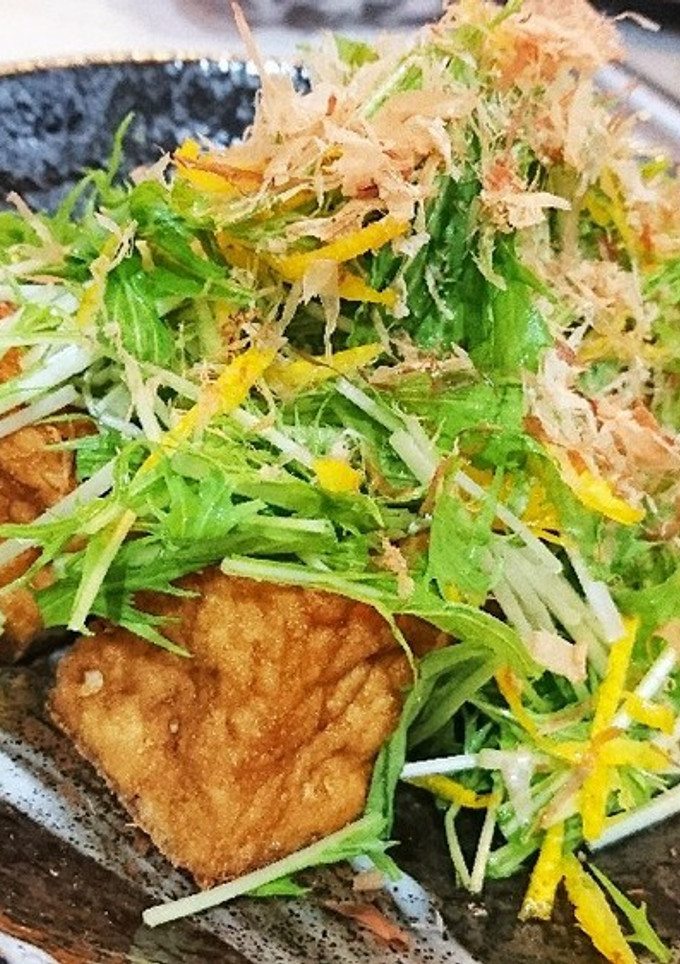 おつまみにも☆厚揚げのゆずぽん-レシピのメイン写真
