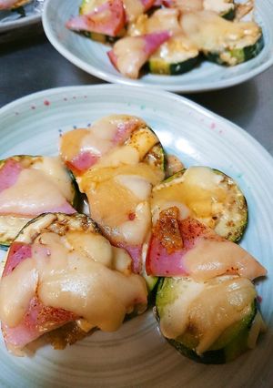 ズッキーニのマヨチーズ焼き-レシピのメイン写真