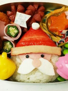 キャラ弁☆クリスマス☆サンタ-レシピのメイン写真