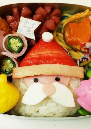 キャラ弁☆クリスマス☆サンタ-レシピのメイン写真