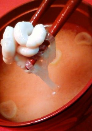 タラの白子でお味噌汁♪♫♬-レシピのメイン写真