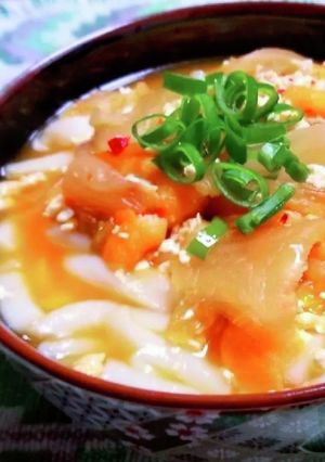 キムチヨーグルトうどん-レシピのメイン写真