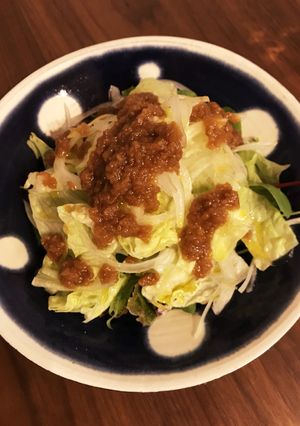 生野菜サラダ 林檎と玉葱のドレッシング-レシピのメイン写真