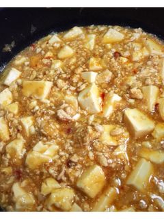 鶏むね挽肉でヘルシー麻婆豆腐-レシピのメイン写真
