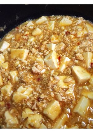 鶏むね挽肉でヘルシー麻婆豆腐-レシピのメイン写真