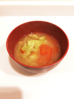 ❁パプリカとキャベツのお味噌汁❁-レシピのメイン写真