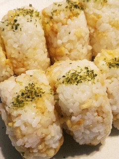 たぬきおにぎり☆残りご飯で-レシピのメイン写真