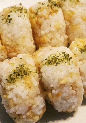 たぬきおにぎり☆残りご飯で-レシピのメイン写真