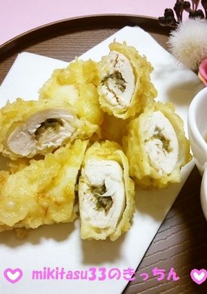 ( ˙◊˙ )鶏ささみの天ぷら-レシピのメイン写真