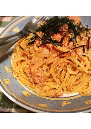 生クリなし☆和風たらこスパゲッティ☆-レシピのメイン写真