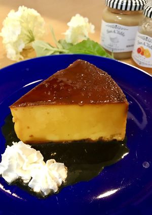 固いプリンのケーキ♡超濃厚です！-レシピのメイン写真