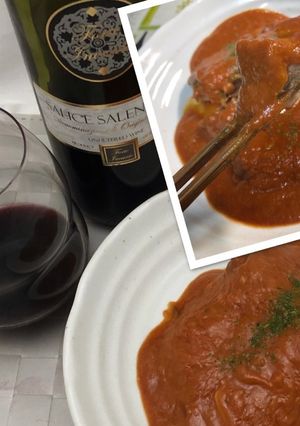 加圧で蒸した鯖のトマト煮込み-レシピのメイン写真