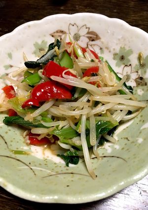 牛脂使用！肉無し！塩麹入り野菜炒め！-レシピのメイン写真