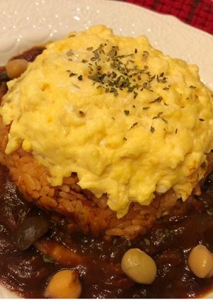 包まず楽ちん♪デミソースのオムライス-レシピのメイン写真