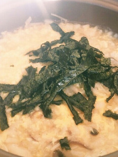 3種のキノコの玉子雑炊(和風だし醤油味)-レシピのメイン写真