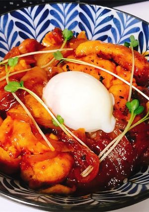 鶏のチリソース丼-レシピのメイン写真