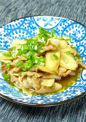 簡単！豚バラごぼう-レシピのメイン写真