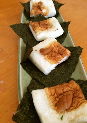 ＋1品 海苔で巻く梅乗せ焼きはんぺん-レシピのメイン写真