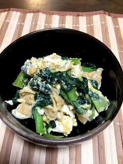あと一品 ターサイの卵とじ-レシピのメイン写真