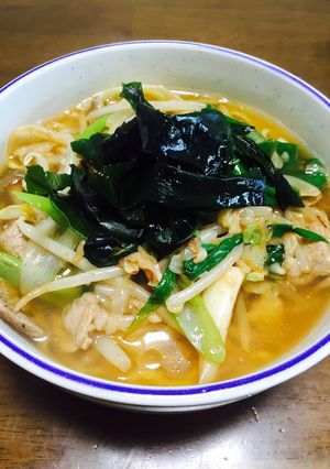 インスタントで野菜たっぷりラーメン-レシピのメイン写真