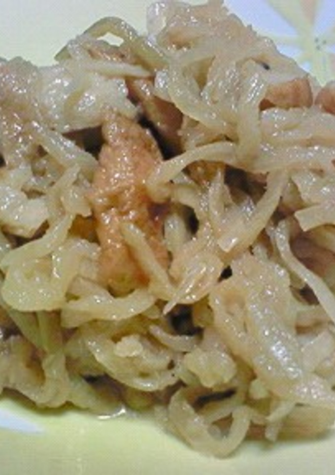 切干大根とさつまあげの煮物-レシピのメイン写真