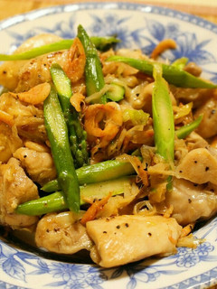 桜えびの旨味の効いた鶏肉と長ネギの塩炒め-レシピのメイン写真