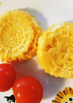 カップ再利用！レンチン！簡単卵焼き♪-レシピのメイン写真