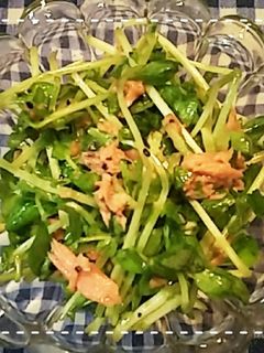 ボールだけで簡単!豆苗とツナのサラダ-レシピのメイン写真