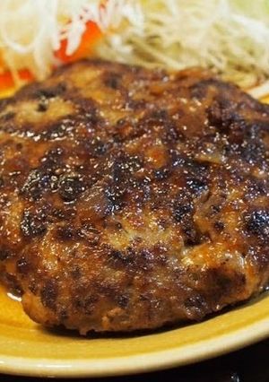 ハンバーグ～こぼれ梅でふっくら～-レシピのメイン写真
