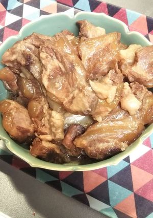 パイカ(豚軟骨)の圧力鍋煮込み-レシピのメイン写真
