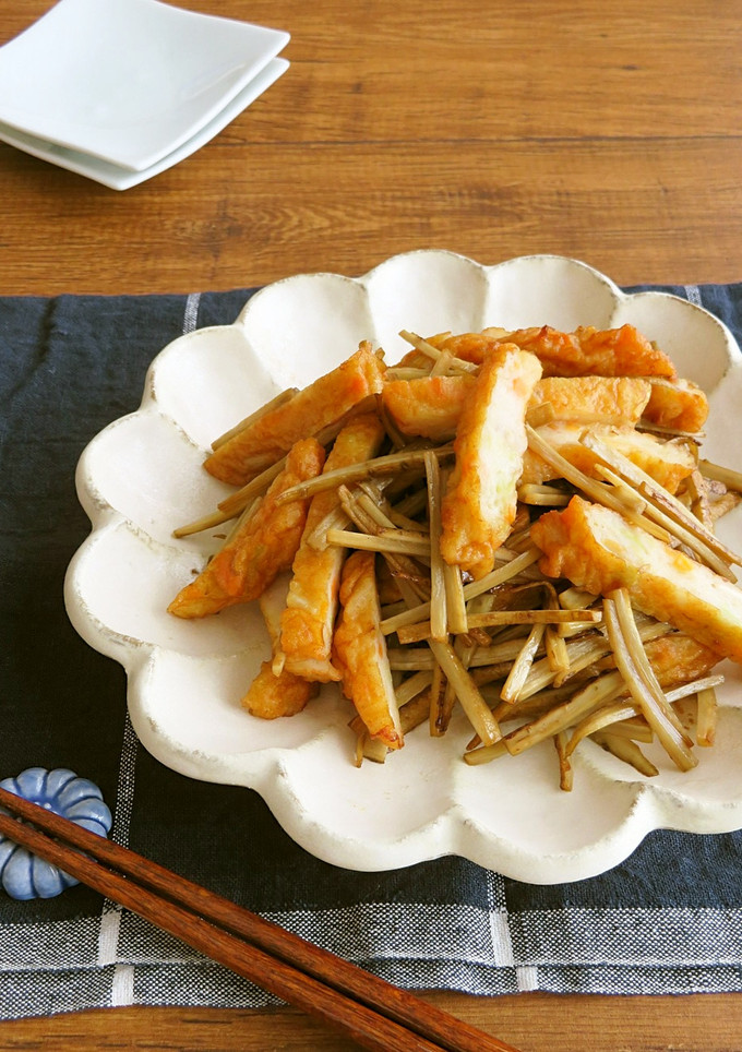手間要らず☆さつまあげとゴボウ炒め-レシピのメイン写真