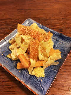 キャベツ柿のごまあえ-レシピのメイン写真
