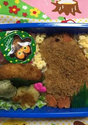 カピバラさん❤︎幼稚園お弁当-レシピのメイン写真