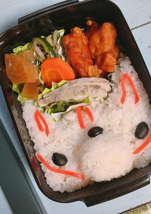 詰めるだけ！おきつね様のパパ弁当-レシピのメイン写真
