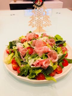 粉雪の生ハムサラダ-レシピのメイン写真