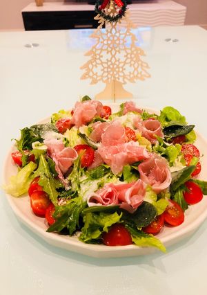 粉雪の生ハムサラダ-レシピのメイン写真