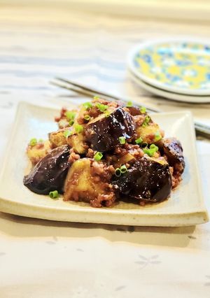 なすひき肉炒め🍆簡単節約-レシピのメイン写真