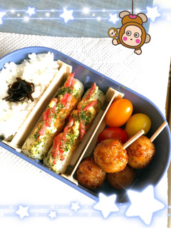 洗い物なしでお弁当作り〜(o˘◡˘o)♡-レシピのメイン写真
