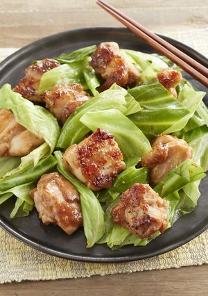 春キャベツと鶏肉のオイスターソース炒め-レシピのメイン写真
