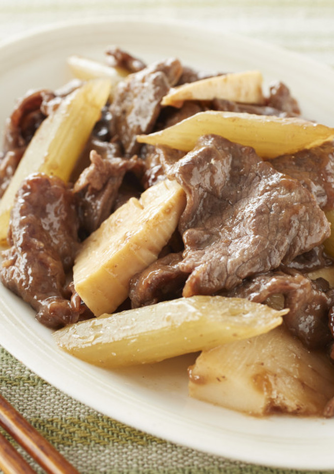 ふきと牛肉の炒め物-レシピのメイン写真