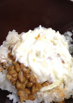 超簡単ランチ!納豆玉ねぎヨーグルト-レシピのメイン写真