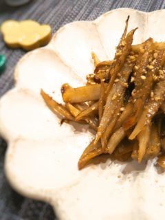 ポリポリみそごぼう♪-レシピのメイン写真
