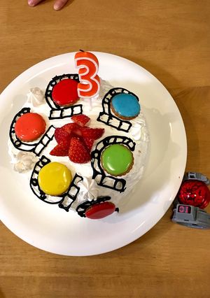 キュータマケーキ キュウレンジャー-レシピのメイン写真