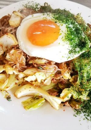 ダイエットでも★大盛ピリ辛焼きそば❤-レシピのメイン写真